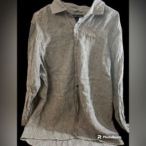 Michael Kors Men's Button Down Shirt Classic Tailored Sz L
